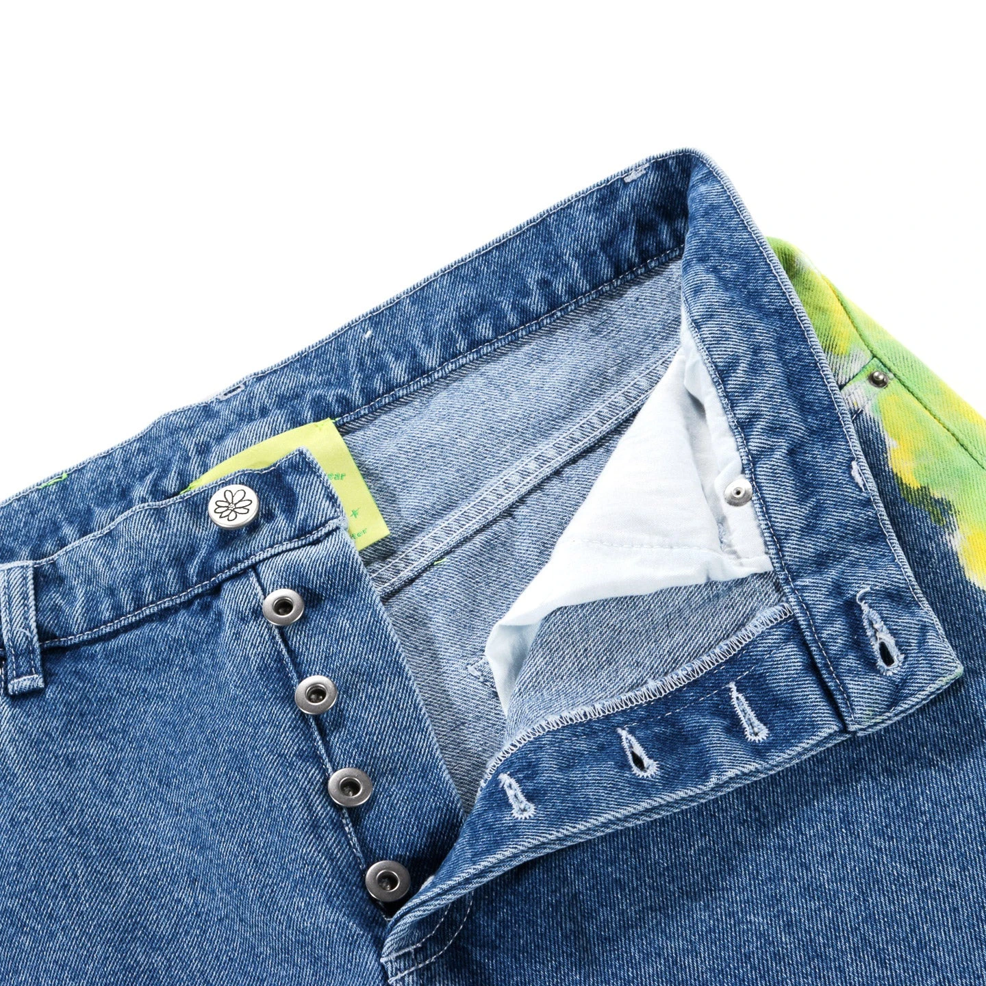 SKY HIGH FARM WORKWEAR QUIL LEMONS DENIM PANTS LIGHT BLUE 6 SKY HIGH FARM WORKWEAR QUIL LEMONS DENIM PANTS LIGHT BLUE - Image 6