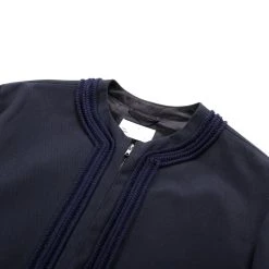 4SDESIGNS CARDIGAN COAT NAVY HEAVY TWILL -N.HOOLYWOOD Shop 4sd11