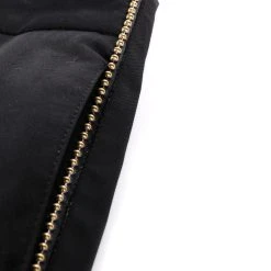 4SDESIGNS H.SARTORIAL PANT BLACK PC TWILL LEATHER STUD PIPING -N.HOOLYWOOD Shop 4sd13 6f70abb1 9f29 4690 8d34 3de28238a32b