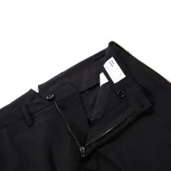 4SDESIGNS H.SARTORIAL PANT BLACK PC TWILL LEATHER STUD PIPING -N.HOOLYWOOD Shop 4sd15 7126b7b7 f34a 4589 8e23 5f3962176934