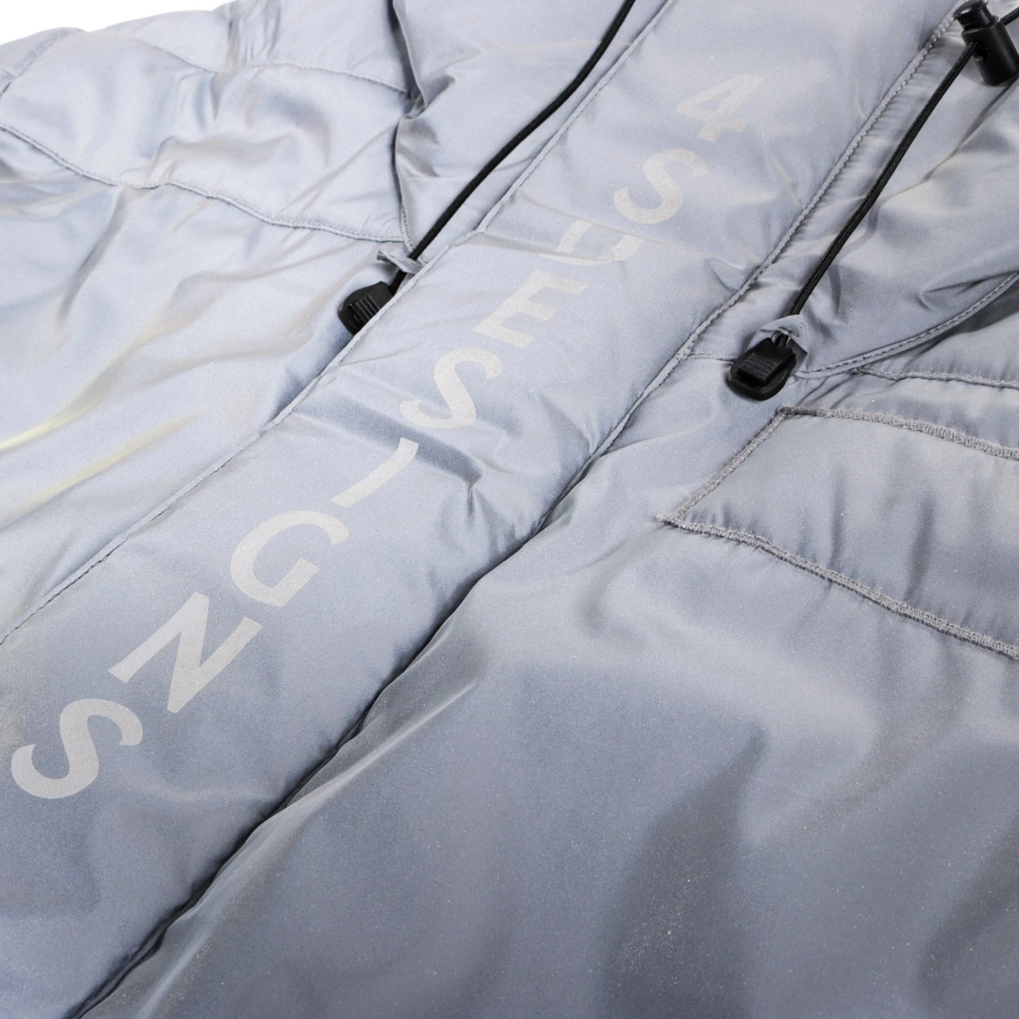 4SDESIGNS NF COAT REFLECTIVE LIGHT GREY 5 4SDESIGNS NF COAT REFLECTIVE LIGHT GREY - Image 5