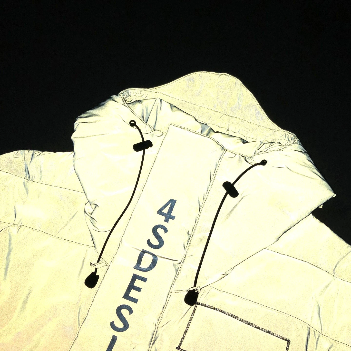 4SDESIGNS NF COAT REFLECTIVE LIGHT GREY 11 4SDESIGNS NF COAT REFLECTIVE LIGHT GREY - Image 11