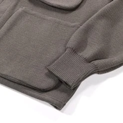 ARPENTEUR GEORGE SNAP CARDIGAN MERINO WOOL WARM GREY -N.HOOLYWOOD Shop a28 df952fa7 7642 4597 a7a7 af1316886f46