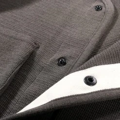 ARPENTEUR GEORGE SNAP CARDIGAN MERINO WOOL WARM GREY -N.HOOLYWOOD Shop a29 0d72d07b 4fc1 46ba bab5 d811302420b6