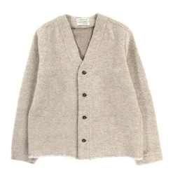 A KIND OF GUISE KURA CARDIGAN FUZZY SESAME
