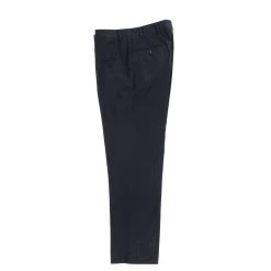 A KIND OF GUISE RELAXED TAILORED TROUSERS DEEP NAVY