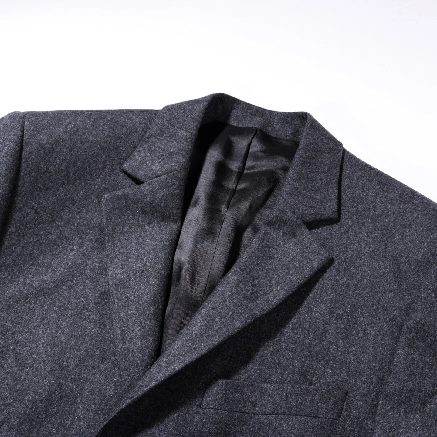 A KIND OF GUISE CLASSY NOTCH BLAZER GREY MELANGE 3 A KIND OF GUISE CLASSY NOTCH BLAZER GREY MELANGE - Image 3