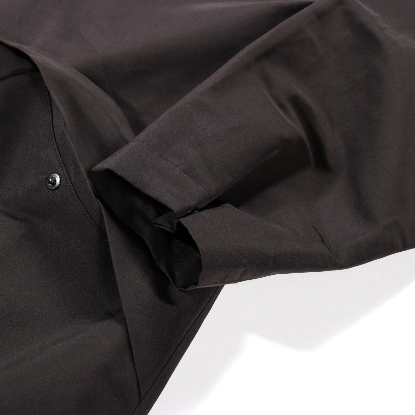 AURALEE WASHI POLY HIGH DENSITY CLOTH HOODED ZIP BLOUSON DARK BROWN 7 AURALEE WASHI POLY HIGH DENSITY CLOTH HOODED ZIP BLOUSON DARK BROWN - Image 7