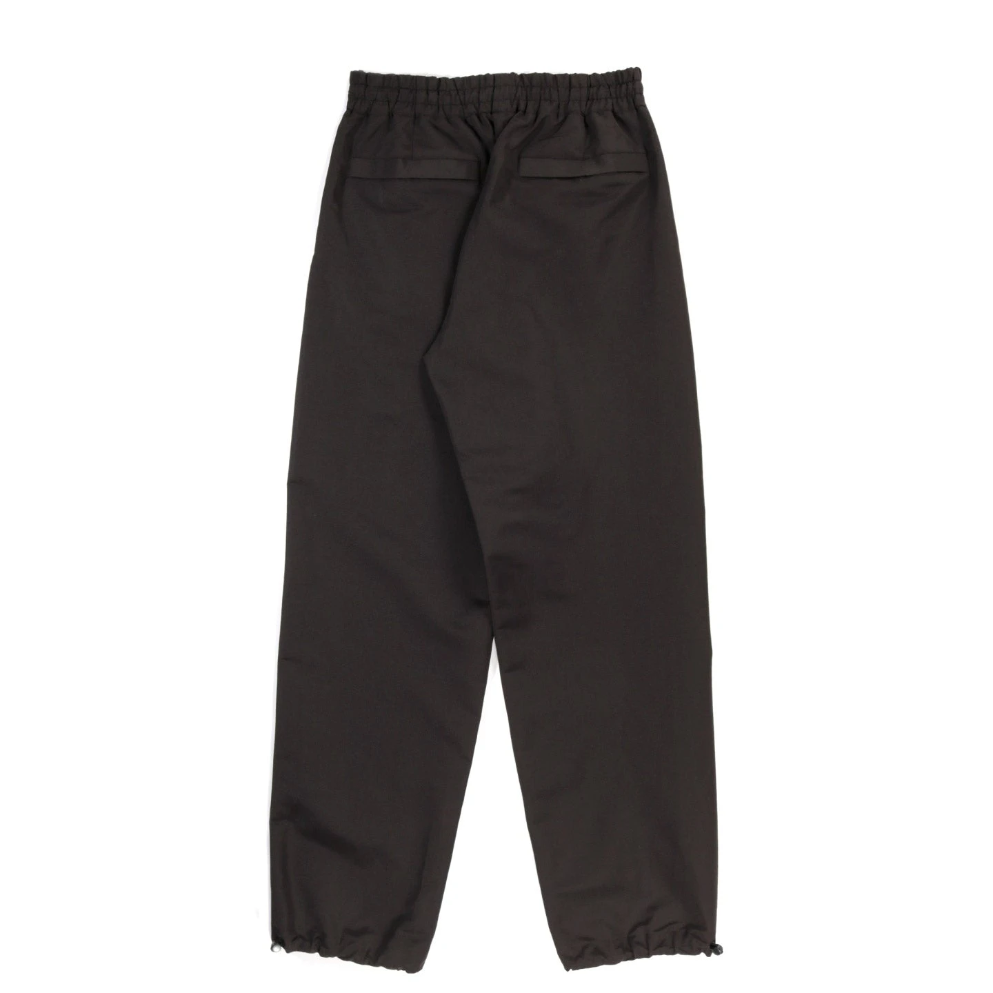 AURALEE WASHI POLY HIGH DENSITY CLOTH EASY PANTS DARK BROWN 2 AURALEE WASHI POLY HIGH DENSITY CLOTH EASY PANTS DARK BROWN - Image 2