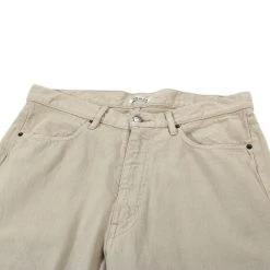 AURALEE BOTANICAL DYED SELVEDGE DENIM PANTS NATURAL GREEN -N.HOOLYWOOD Shop al63