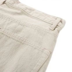 AURALEE BOTANICAL DYED SELVEDGE DENIM PANTS NATURAL GREEN -N.HOOLYWOOD Shop al68