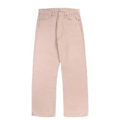 AURALEE BOTANICAL DYED SELVEDGE DENIM PANTS NATURAL PINK