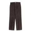 AURALEE HARD TWIST DENIM 5P PANTS BROWN