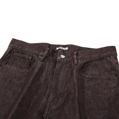 AURALEE HARD TWIST DENIM 5P PANTS BROWN -N.HOOLYWOOD Shop al79