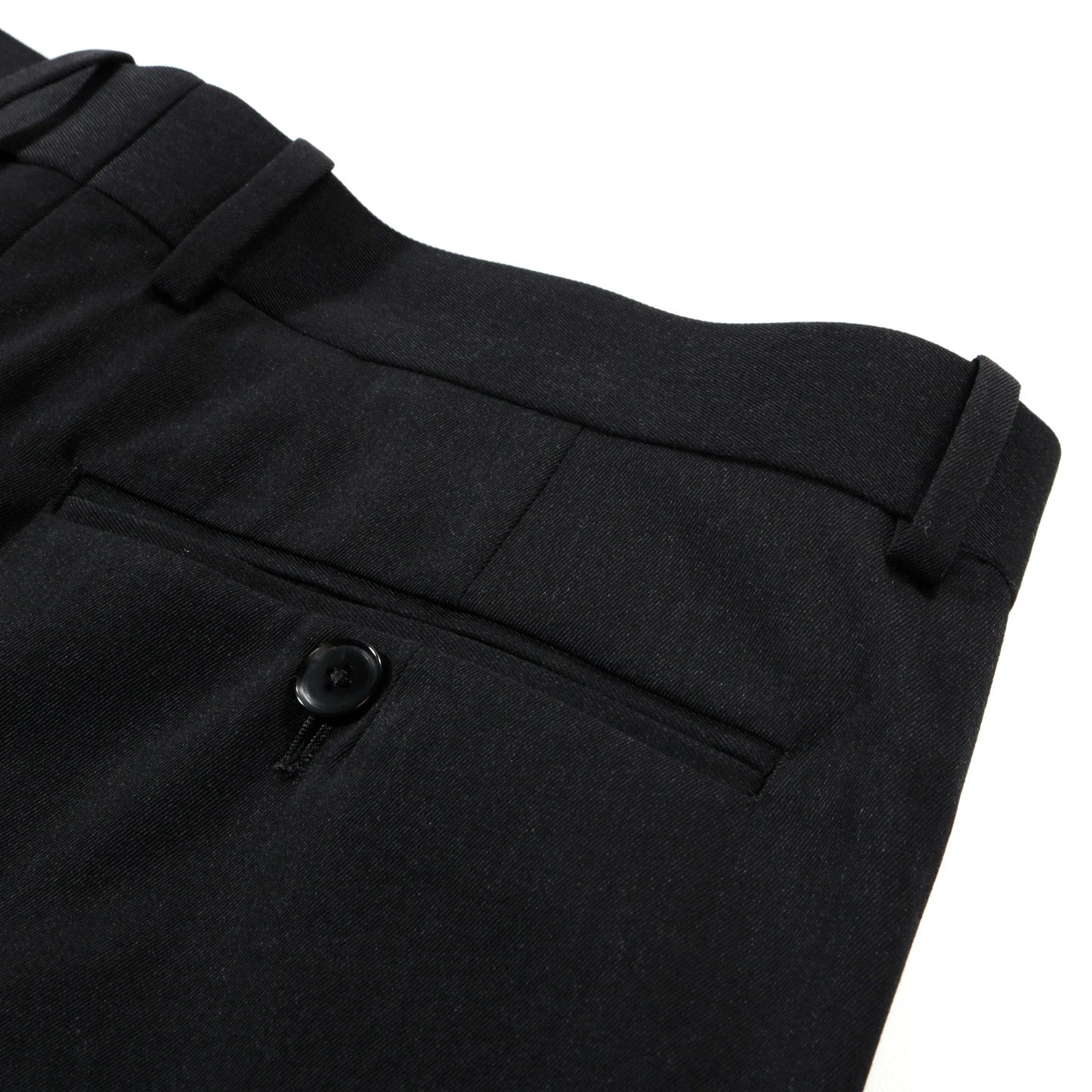 AURALEE LIGHT WOOL MAX GABARDINE SLACKS BLACK 6 AURALEE LIGHT WOOL MAX GABARDINE SLACKS BLACK - Image 6