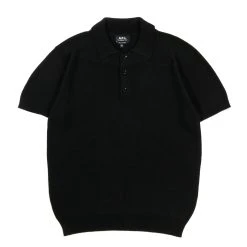 A.P.C. FRED POLO BLACK