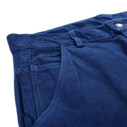 ARPENTEUR EDDIE P TROUSERS COTTON LINEN SERGE WOAD BLUE -N.HOOLYWOOD Shop arp14