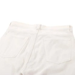 BLUE BLUE JAPAN FINE 'SASHIKO' 5 POCKET PANTS NATURAL -N.HOOLYWOOD Shop bb16