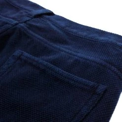 BLUE BLUE JAPAN FINE 'SASHIKO' HAND DYED 5 POCKET PANTS INDIGO -N.HOOLYWOOD Shop bb23 1c904b7a 7004 4bd9 b0e5 58271e0dcb79