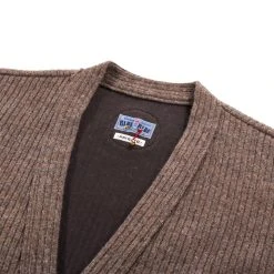 BLUE BLUE JAPAN RECYCLED WOOL CARDIGAN BROWN -N.HOOLYWOOD Shop bb3 82c9380b 1157 4c82 ba91 694bbe927ea1