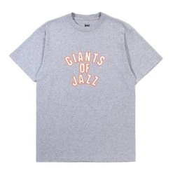 BOOK WORKS GIANTS OF JAZZ TEE GREY