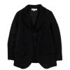 Comme Des Garçons Shirt COMME DES GARCONS SHIRT J001 WOOL SUIT JACKET BLACK