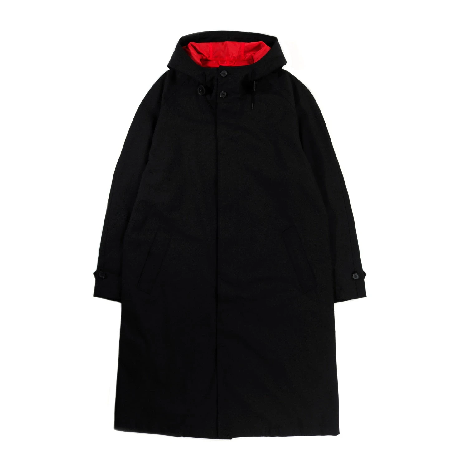 Comme Des Garçons Homme COMME DES GARCONS HOMME C001 REVERSIBLE PARKA BLACK X RED 1 Comme Des Garçons Homme COMME DES GARCONS HOMME C001 REVERSIBLE PARKA BLACK X RED
