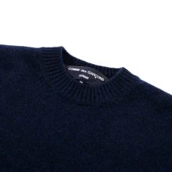 Comme Des Garçons Homme COMME DES GARCONS HOMME N007 WOOL SWEATER NAVY -N.HOOLYWOOD Shop cdh4