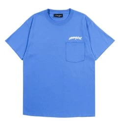 COWGIRL BLUE COWGIRL SCRIPT POCKET T ROYAL BLUE