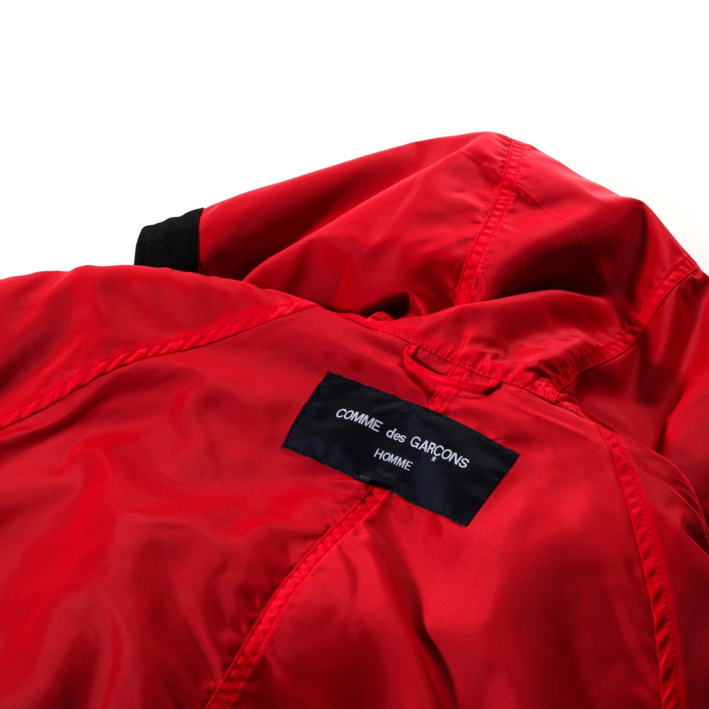 Comme Des Garçons Homme COMME DES GARCONS HOMME C001 REVERSIBLE PARKA BLACK X RED 14 Comme Des Garçons Homme COMME DES GARCONS HOMME C001 REVERSIBLE PARKA BLACK X RED - Image 14