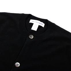 Comme Des Garçons Shirt COMME DES GARCONS SHIRT N002 CREW NECK CARDIGAN BLACK -N.HOOLYWOOD Shop cgdd52