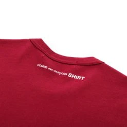 Comme Des Garçons Shirt COMME DES GARCONS SHIRT T016 T-SHIRT BURGUNDY -N.HOOLYWOOD Shop cs12