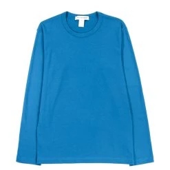 Comme Des Garçons Shirt COMME DES GARCONS SHIRT T015 LONG SLEEVE T-SHIRT BLUE