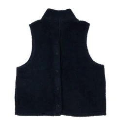 ENGINEERED GARMENTS HIGH MOCK VEST NAVY WOOL POLY SHAGGY KNIT -N.HOOLYWOOD Shop eg11 c3ba0d1d e84a 4e5a 93da ff736f70eb9e