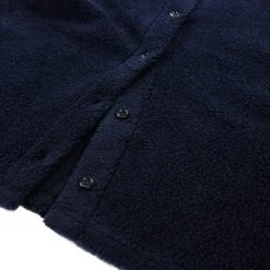 ENGINEERED GARMENTS HIGH MOCK VEST NAVY WOOL POLY SHAGGY KNIT -N.HOOLYWOOD Shop eg14 80263e95 f8e8 4a6f 924d 2c216cd59296