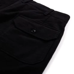 ENGINEERED GARMENTS CARLYLE PANT BLACK COTTON MOLESKIN -N.HOOLYWOOD Shop eg21