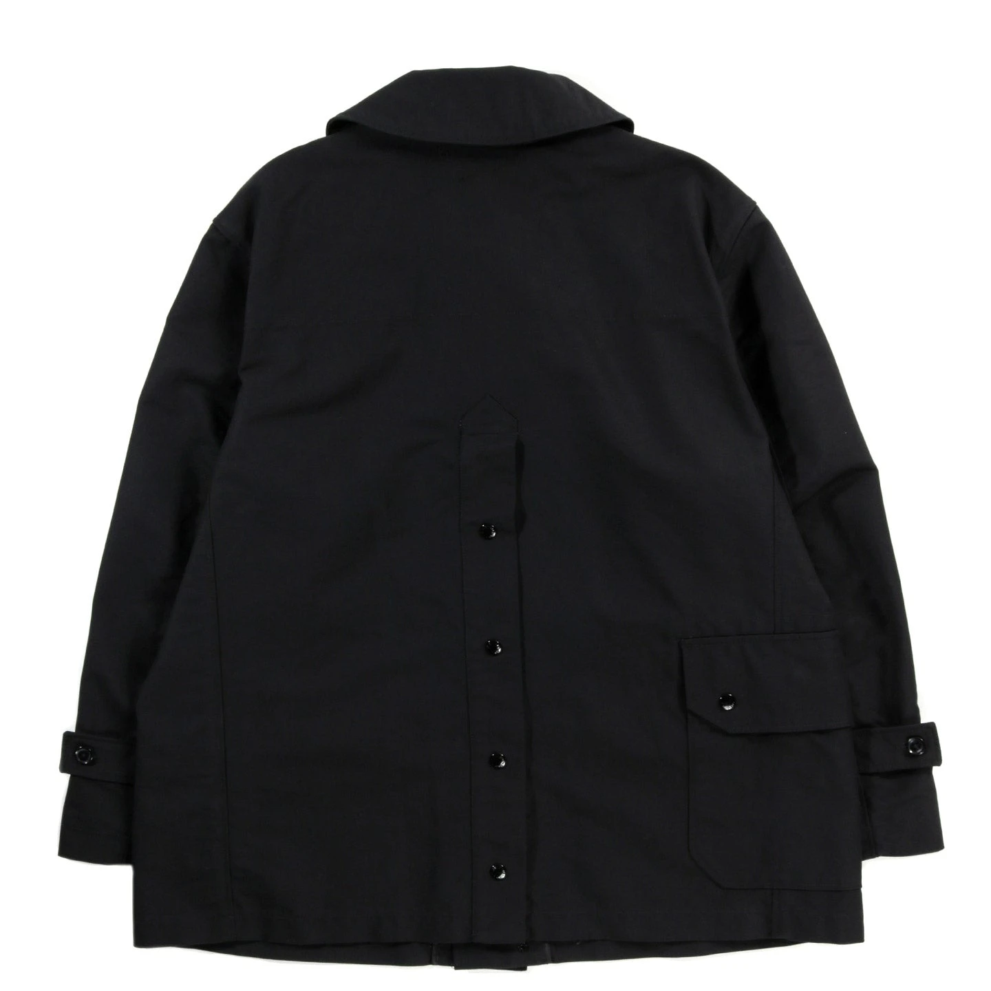 ENGINEERED GARMENTS SHORT DUFFLE JACKET BLACK COTTON DOUBLE CLOTH 3 ENGINEERED GARMENTS SHORT DUFFLE JACKET BLACK COTTON DOUBLE CLOTH - Image 3