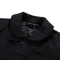 ENGINEERED GARMENTS SHORT DUFFLE JACKET BLACK COTTON DOUBLE CLOTH 11 ENGINEERED GARMENTS SHORT DUFFLE JACKET BLACK COTTON DOUBLE CLOTH -N.HOOLYWOOD Shop eg32