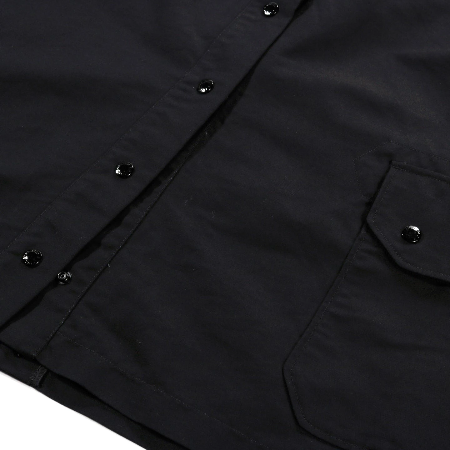 ENGINEERED GARMENTS SHORT DUFFLE JACKET BLACK COTTON DOUBLE CLOTH 8 ENGINEERED GARMENTS SHORT DUFFLE JACKET BLACK COTTON DOUBLE CLOTH - Image 8