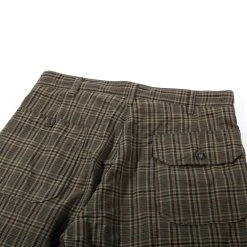 ENGINEERED GARMENTS CARLYLE PANT OLIVE BROWN COTTON MADRAS CHECK -N.HOOLYWOOD Shop egd6 e7a42ce1 9041 4ca5 846b 034f23633f61