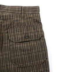 ENGINEERED GARMENTS CARLYLE PANT OLIVE BROWN COTTON MADRAS CHECK -N.HOOLYWOOD Shop egd7 77f464d4 42c1 432c afa6 09b8c890921a