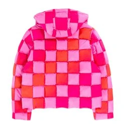 ERL GRADIENT CHECKER HOODED PUFFER COAT PINK -N.HOOLYWOOD Shop erl13 492048d5 da52 4fef a68c 6779280d711f