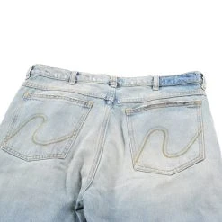 ERL LEATHER PATCHWORK JEANS LIGHT BLUE -N.HOOLYWOOD Shop erl7 32ba6a4d b434 41b6 9b4a 46de292250f7