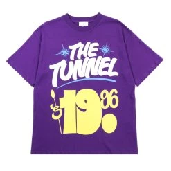 HONEY FUCKING DIJON PETER PAID 'THE TUNNEL' T-SHIRT DARK PURPLE
