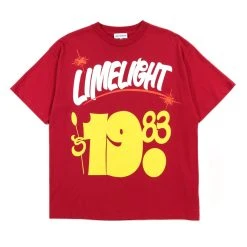 HONEY FUCKING DIJON PETER PAID 'LIMELIGHT' T-SHIRT DARK RED