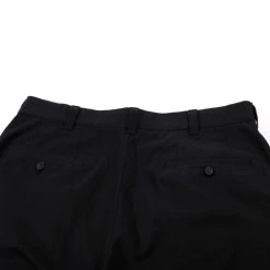 Comme Des Garçons Homme COMME DES GARCONS HOMME P003 WIDE PLEATED CHINO PANT BLACK -N.HOOLYWOOD Shop hom17