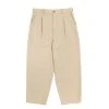 Comme Des Garçons Homme COMME DES GARCONS HOMME P003 WIDE PLEATED CHINO PANT BEIGE