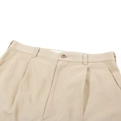 Comme Des Garçons Homme COMME DES GARCONS HOMME P003 WIDE PLEATED CHINO PANT BEIGE -N.HOOLYWOOD Shop hom21