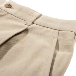 Comme Des Garçons Homme COMME DES GARCONS HOMME P003 WIDE PLEATED CHINO PANT BEIGE -N.HOOLYWOOD Shop hom22