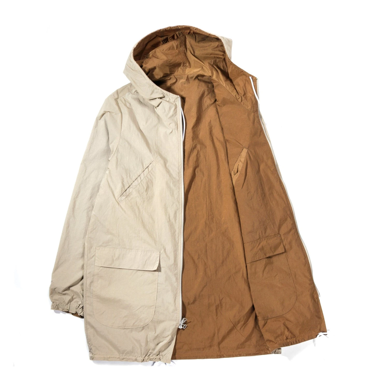 HOUSE OF ST. CLAIR REVERSIBLE PARKA TAN / CINNAMON RIPSTOP 3 HOUSE OF ST. CLAIR REVERSIBLE PARKA TAN / CINNAMON RIPSTOP - Image 3